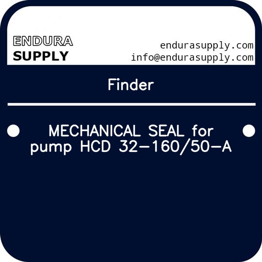 finder-mechanical-seal-for-pump-hcd-32-16050-a