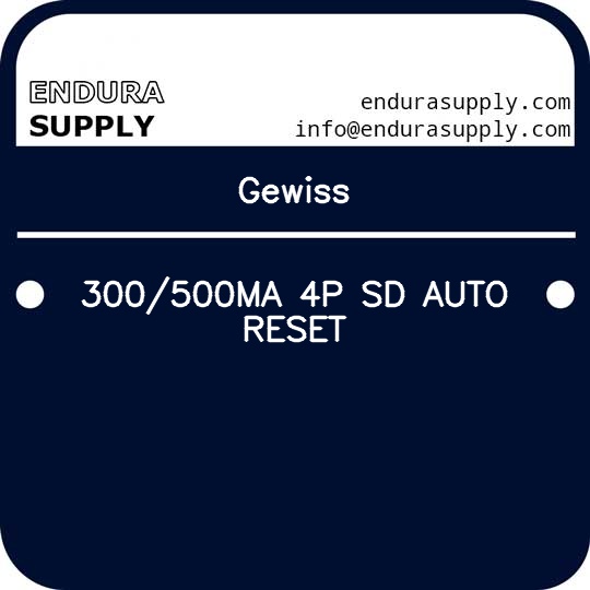 gewiss-300500ma-4p-sd-auto-reset