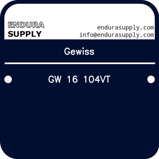 gewiss-gw-16-104vt