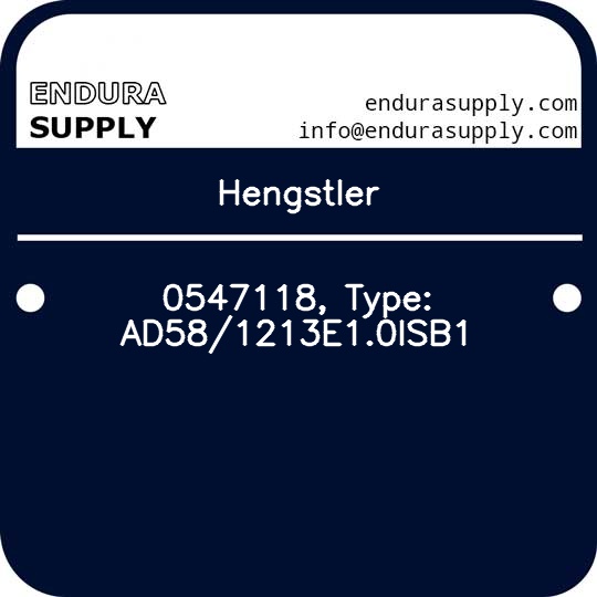 hengstler-0547118-type-ad581213e10isb1