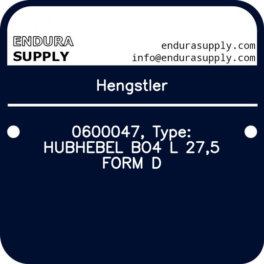 hengstler-0600047-type-hubhebel-bo4-l-275-form-d