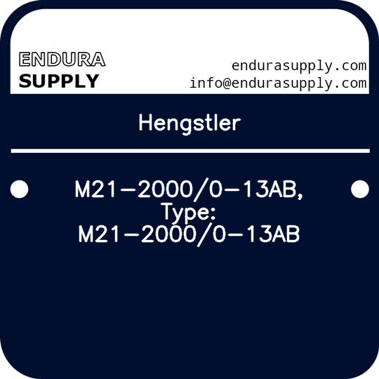 hengstler-m21-20000-13ab-type-m21-20000-13ab