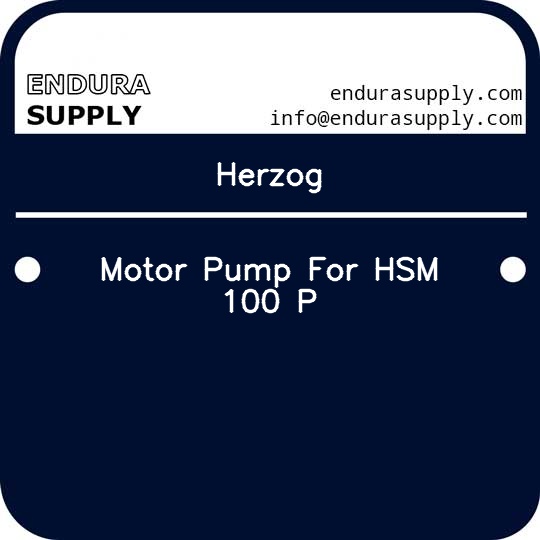herzog-motor-pump-for-hsm-100-p