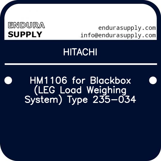 hitachi-hm1106-for-blackbox-leg-load-weighing-system-type-235-034