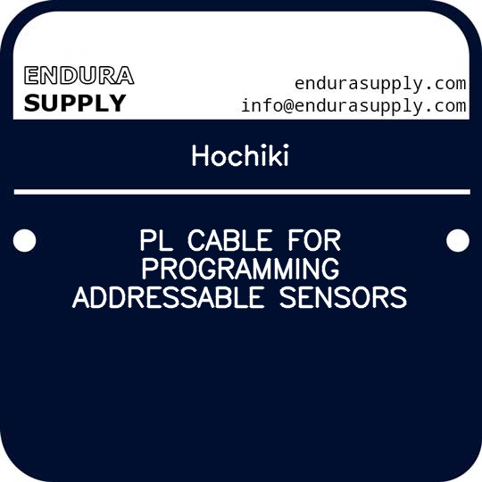 Hochiki PL CABLE FOR PROGRAMMING ADDRESSABLE SENSORS - Endura Supply