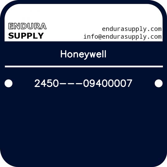 honeywell-2450-09400007