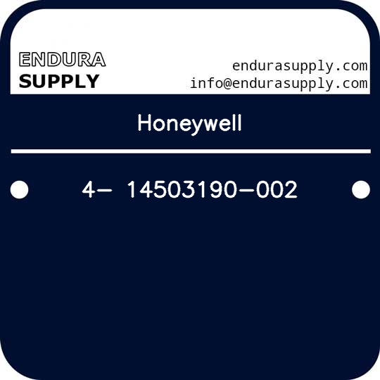 honeywell-4-14503190-002