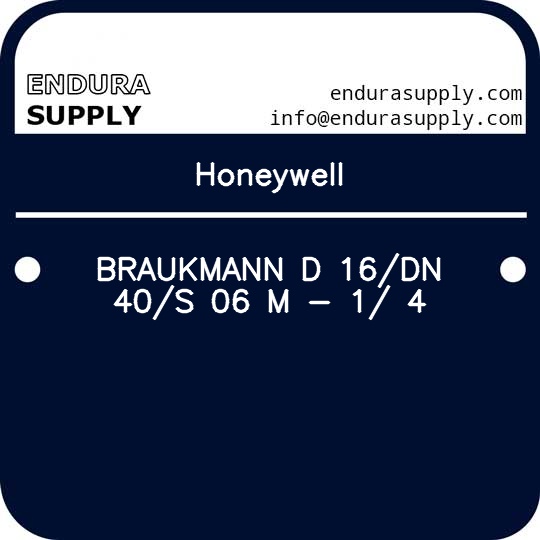 honeywell-braukmann-d-16dn-40s-06-m-1-4