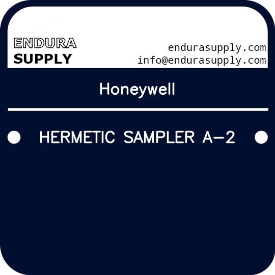 honeywell-hermetic-sampler-a-2