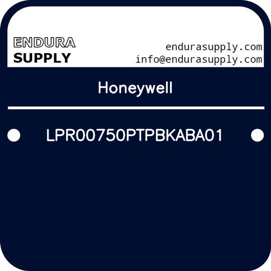 honeywell-lpr00750ptpbkaba01