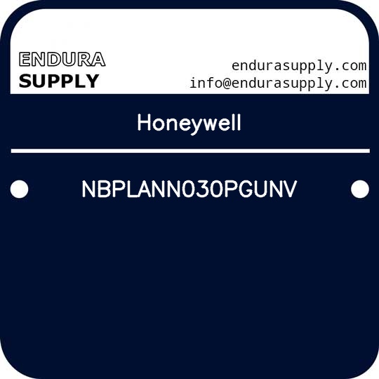 honeywell-nbplann030pgunv