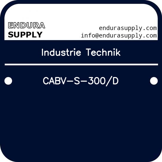 industrie-technik-cabv-s-300d