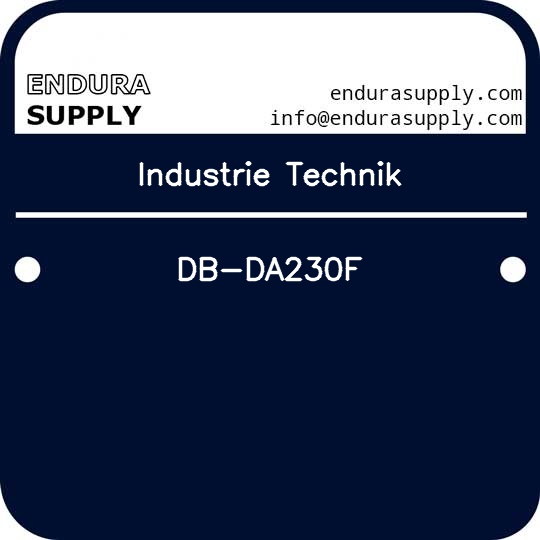 industrie-technik-db-da230f