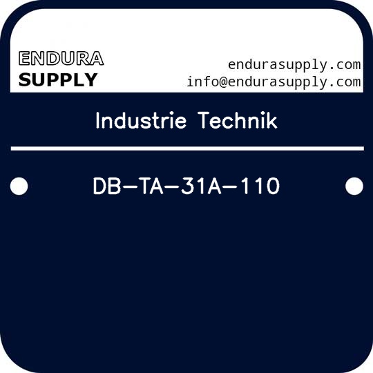 industrie-technik-db-ta-31a-110