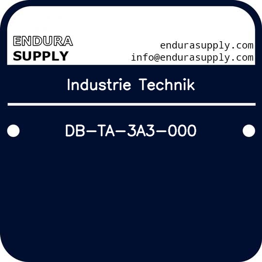 industrie-technik-db-ta-3a3-000