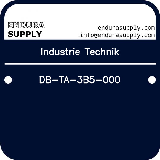 industrie-technik-db-ta-3b5-000