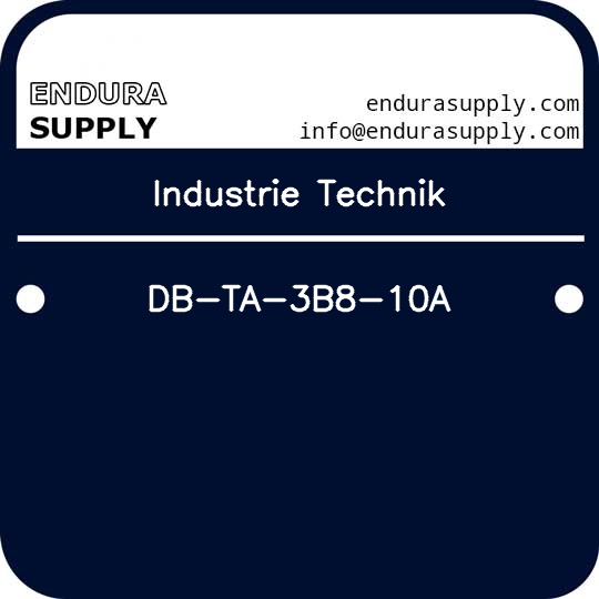 industrie-technik-db-ta-3b8-10a