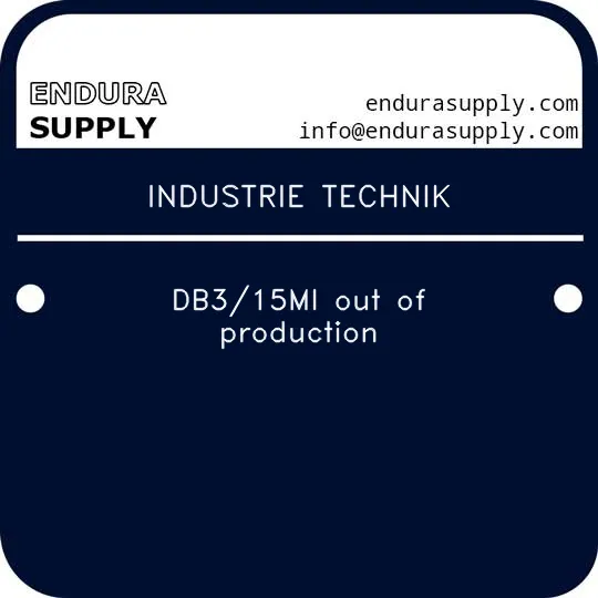 industrie-technik-db315mi-out-of-production