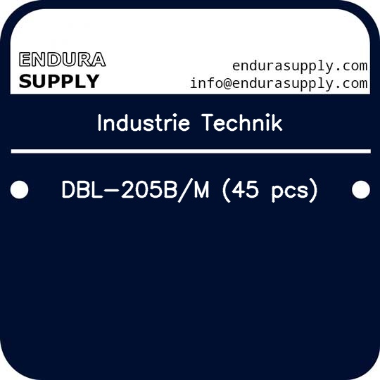 industrie-technik-dbl-205bm-45-pcs