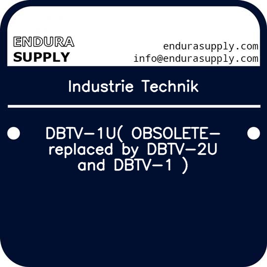 industrie-technik-dbtv-1u-obsolete-replaced-by-dbtv-2u-and-dbtv-1