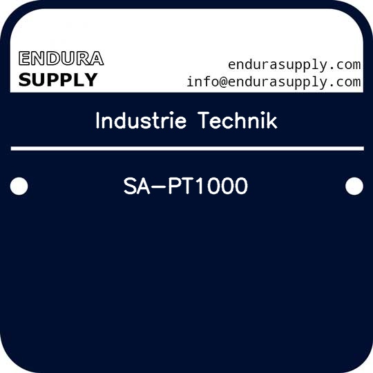 industrie-technik-sa-pt1000