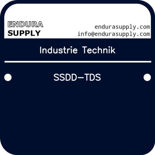 industrie-technik-ssdd-tds