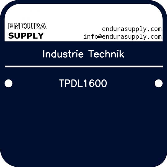 industrie-technik-tpdl1600