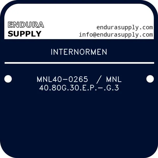 internormen-mnl40-0265-mnl-4080g30ep-g3