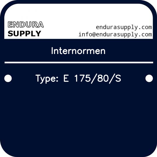 internormen-type-e-17580s
