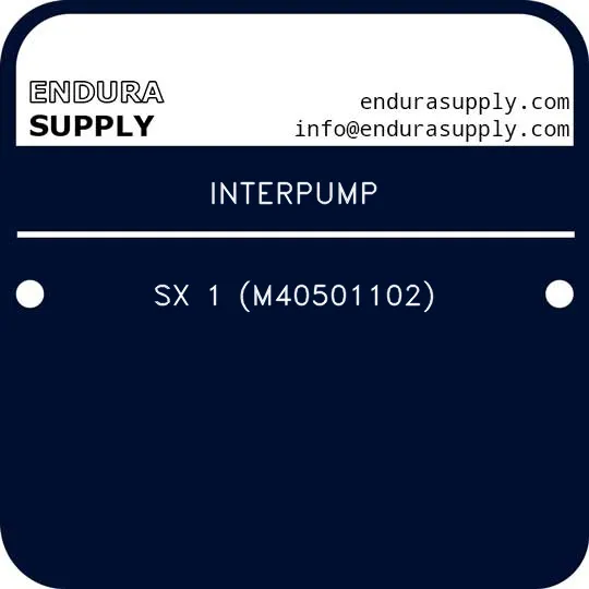 interpump-sx-1-m40501102