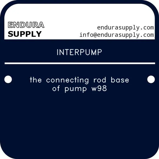 interpump-the-connecting-rod-base-of-pump-w98