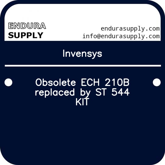 invensys-obsolete-ech-210b-replaced-by-st-544-kit