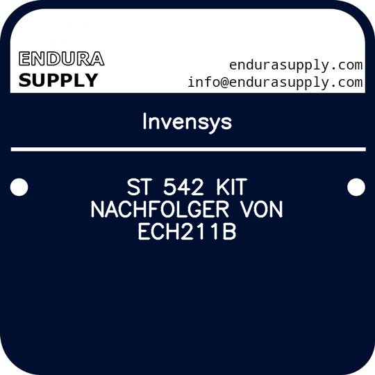 invensys-st-542-kit-nachfolger-von-ech211b
