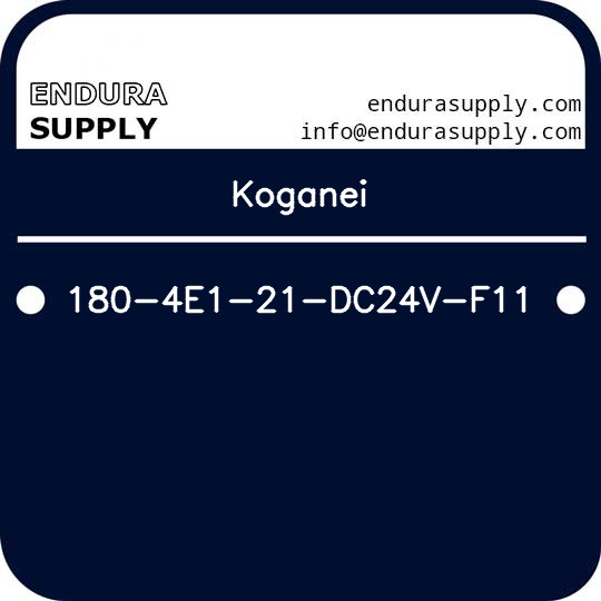 koganei-180-4e1-21-dc24v-f11