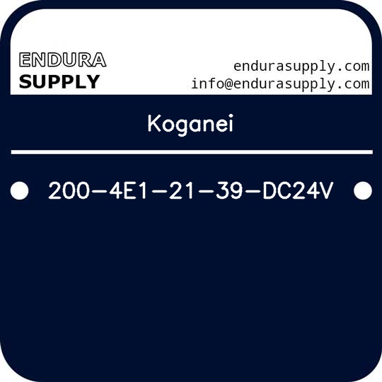 koganei-200-4e1-21-39-dc24v