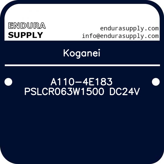 koganei-a110-4e183-pslcr063w1500-dc24v