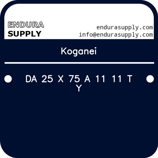 koganei-da-25-x-75-a-11-11-t-y
