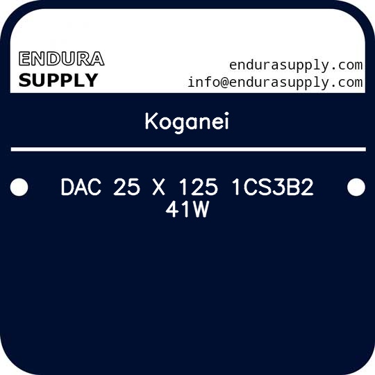 koganei-dac-25-x-125-1cs3b2-41w
