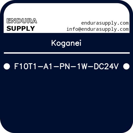 koganei-f10t1-a1-pn-1w-dc24v