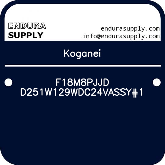 koganei-f18m8pjjd-d251w129wdc24vassy1