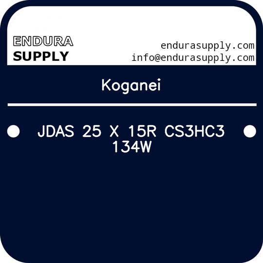koganei-jdas-25-x-15r-cs3hc3-134w