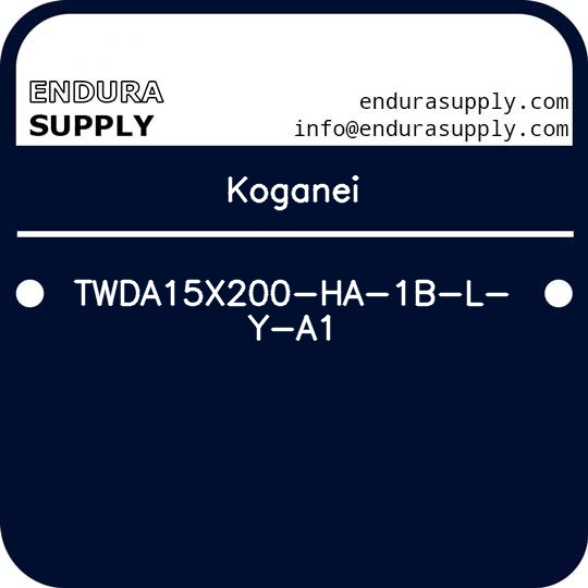 koganei-twda15x200-ha-1b-l-y-a1