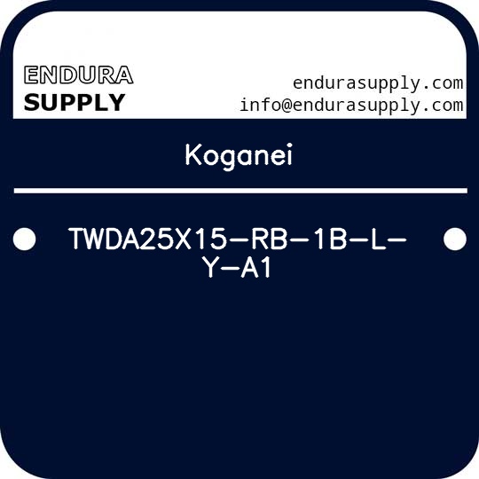 koganei-twda25x15-rb-1b-l-y-a1
