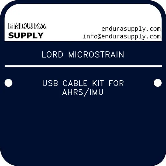LORD MicroStrain USB/GNSS CABLE & ANTENNA KIT Endura Supply