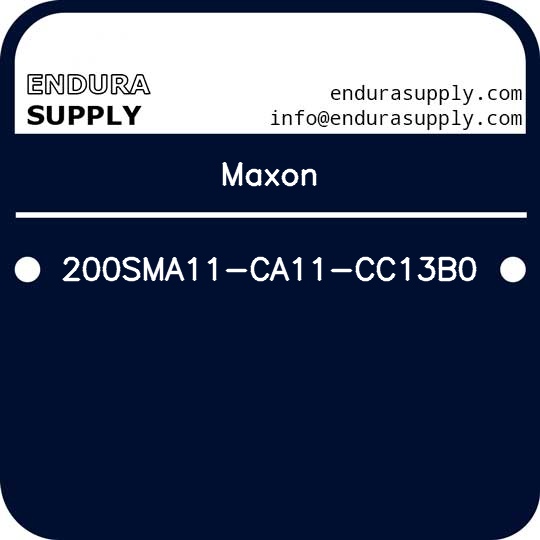 maxon-200sma11-ca11-cc13b0