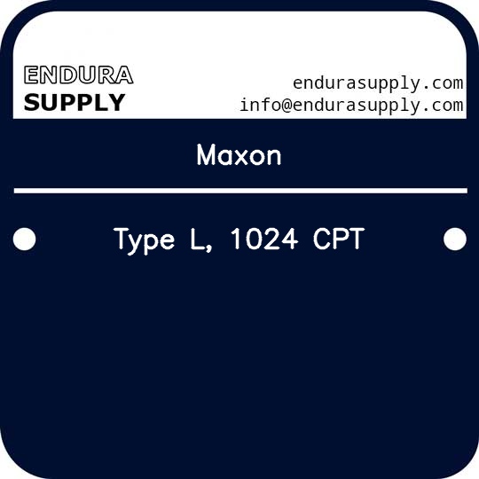 maxon-type-l-1024-cpt