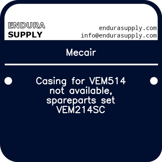 mecair-casing-for-vem514-not-available-spareparts-set-vem214sc