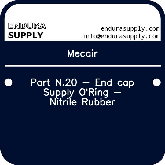 mecair-part-n20-end-cap-supply-oring-nitrile-rubber
