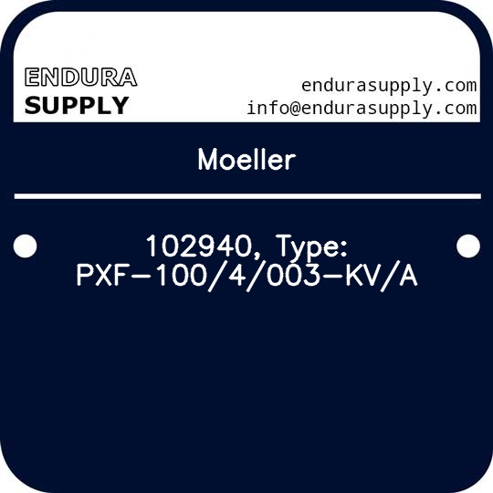 moeller-102940-type-pxf-1004003-kva