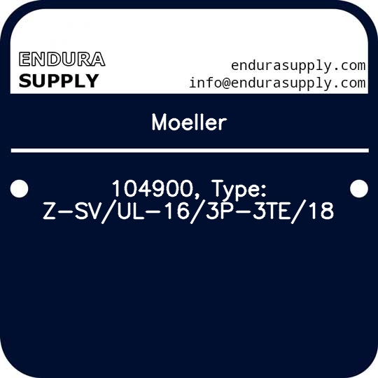 moeller-104900-type-z-svul-163p-3te18